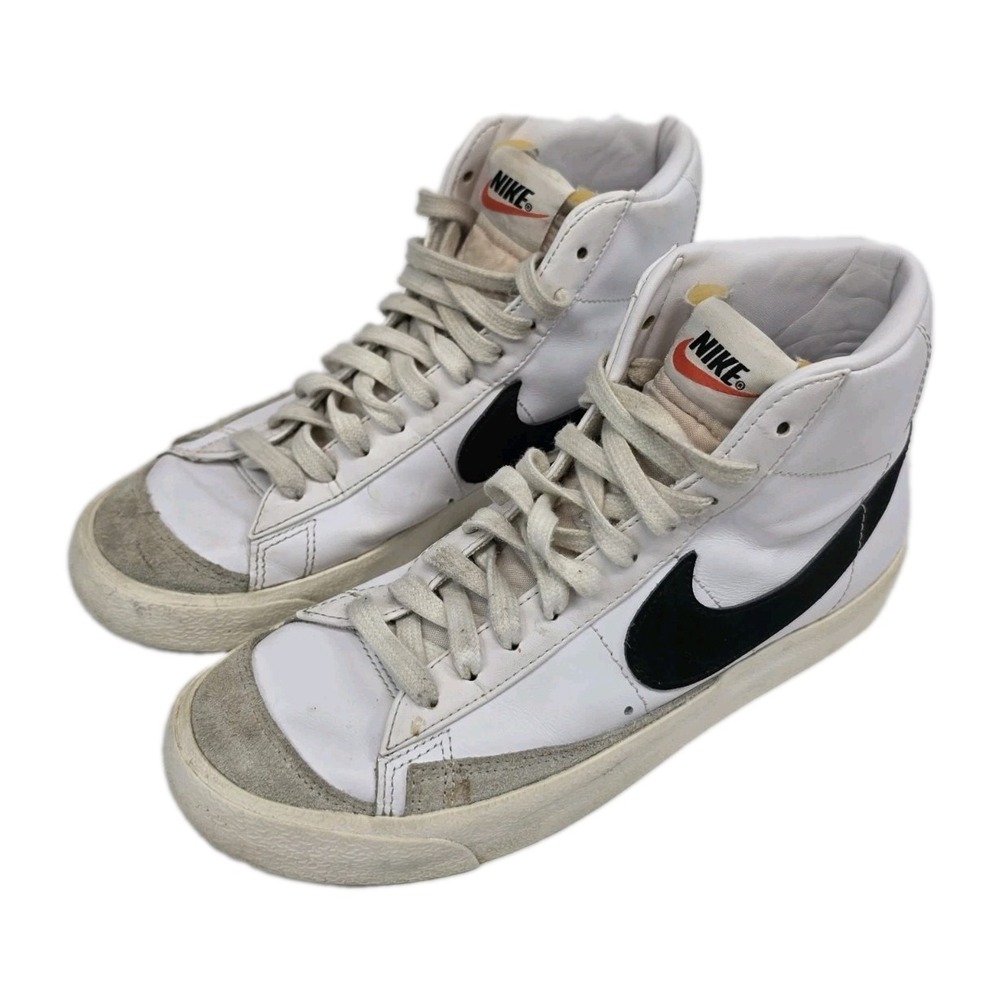 Nike Blazer Mid '77 CZ1055-100 Womens Size 8 Sneakers White/Black Retro 3314